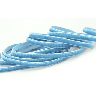 Samtband HIMMELBLAU (522) 1 m x 7 mm METERWARE Samt...