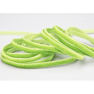 Samtband HELLGRÜN (527) 1 m x 7 mm METERWARE Samt...