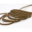 Samtband NATURBRAUN (539) 1 m x 7 mm METERWARE Samt...