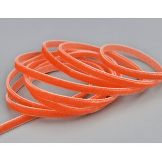 Samtband KAROTTEN-ORANGE (601) 1 m x 7 mm METERWARE Samt...
