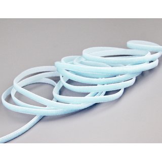 Samtband MINT | HELLBLAU (613) 1 m x 7 mm METERWARE Samt...