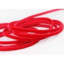Samtband ROT | KNALLROT (629) 1 m x 7 mm METERWARE Samt...