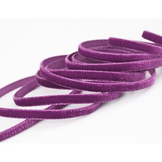 Samtband LILA (709) 1 m x 7 mm METERWARE Samt einseitig...