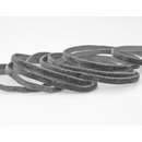 Samtband GRAU (924) 1 m x 7 mm METERWARE Samt einseitig...