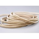 Samtband BEIGE (597) 1 m x 9 mm METERWARE Samt einseitig...