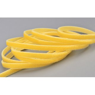Samtband GELB (573) 1 m x 9 mm METERWARE Samt einseitig...