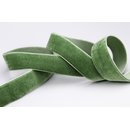 Samtband OLIV HELL | BOCAGE (409) 1 m x 16 mm METERWARE...