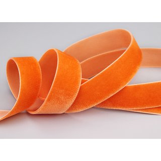 Samtband ORANGE (445) 1 m x 16 mm METERWARE Samt...