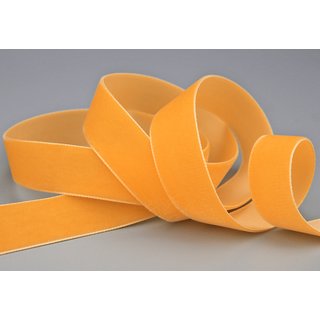 Samtband DOTTERGELB (528) 1 m x 16 mm METERWARE Samt...