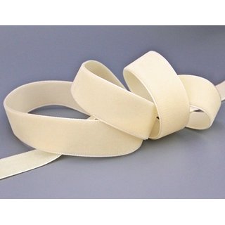 Samtband CREME (564) 1 m x 16 mm METERWARE Samt einseitig...