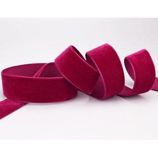 Samtband BORDEAUX (614) 1 m x 16 mm METERWARE Samt...