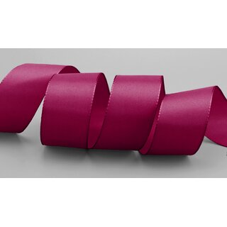 Dekoband TAFTBAND 3 m x 40 mm FUCHSIA Pflaume...
