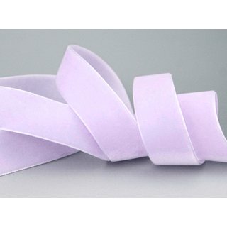 Samtband FLIEDER HELL (628) 1 m x 16 mm METERWARE Samt...