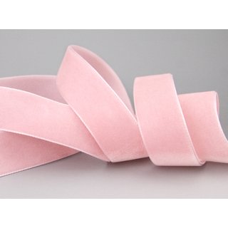 Samtband HELLROSA | ROSA-WEISS (630) 1 m x 16 mm...