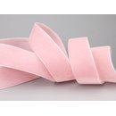 Samtband HELLROSA | ROSA-WEISS  (630) 1 m x 16 mm...