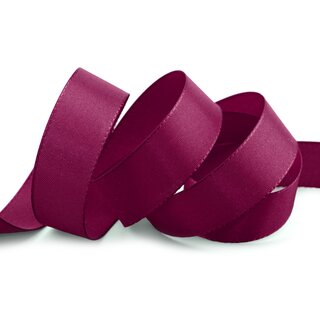 Dekoband TAFTBAND 3 m x 25 mm FUCHSIA Pflaume...