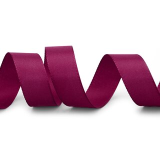 Dekoband TAFTBAND 3 m x 25 mm FUCHSIA Pflaume Geschenkband Stoffband Taft Visco