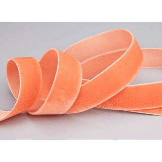 Samtband APRICOT (683) 1 m x 16 mm METERWARE Samt...