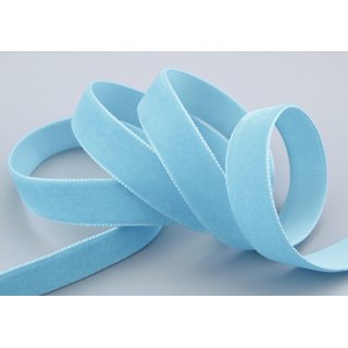 Samtband HELLBLAU (713) 1 m x 16 mm METERWARE Samt...