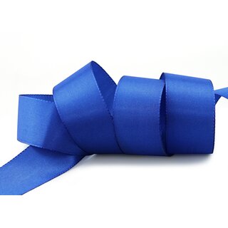 Dekoband TAFTBAND 3 m x 40 mm BLAU Geschenkband Stoffband Taft Visco