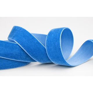 Samtband KORNBLAU (523) 1 m x 22 mm METERWARE Samt...