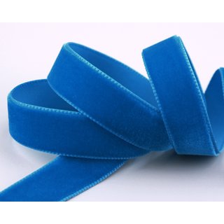 Samtband AQUABLAU (197) 1 m x 22 mm METERWARE Samt...