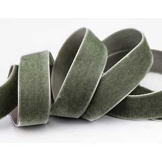 Samtband SCHIMMELGRAU (433) 1 m x 22 mm METERWARE Samt...