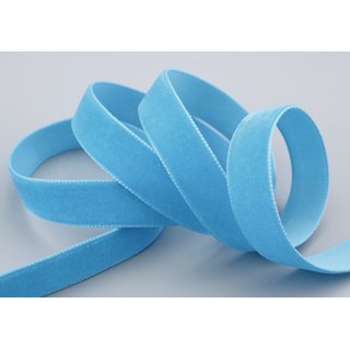 Samtband HIMMELBLAU (522) 1 m x 22 mm METERWARE Samt...