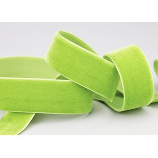 Samtband HELLGRÜN (527) 1 m x 22 mm METERWARE Samt...