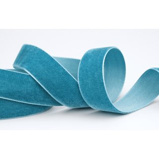 Samtband TAUBENBLAU (536) 1 m x 22 mm METERWARE Samt...