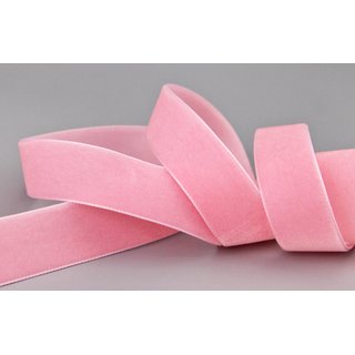 Samtband ROSA (572) 1 m x 22 mm METERWARE Samt einseitig...