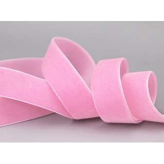 Samtband HELLROSA (598) 1 m x 22 mm METERWARE Samt...