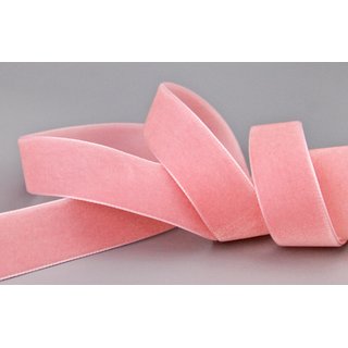 Samtband PUDERROSA (623) 1 m x 22 mm METERWARE Samt...