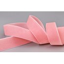Samtband PUDERROSA (623) 1 m x 22 mm METERWARE Samt...