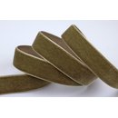 Samtband BRAUN | TAUPE (636) 1 m x 22 mm METERWARE Samt...