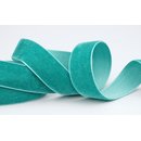 Samtband PETROL (654) 1 m x 22 mm METERWARE Samt...