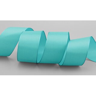 Dekoband TAFTBAND 3 m x 40 mm TRKIS Geschenkband Stoffband Taft Visco