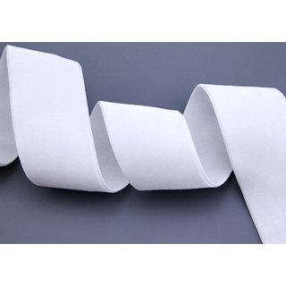 Samtband WEISS (401) 1 m x 36 mm METERWARE Samt einseitig...