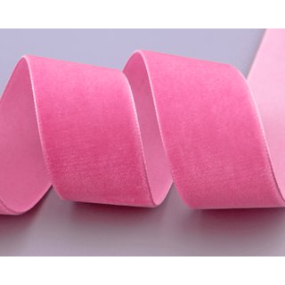 Samtband BABY PINK (421) 1 m x 36 mm METERWARE Samt...