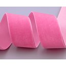 Samtband BABY PINK  (421) 1 m x 36 mm METERWARE Samt...