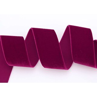 Samtband WEINROT | WINE (424) 1 m x 36 mm METERWARE Samt...