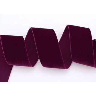 Samtband BURGUNDY (434) 1 m x 36 mm METERWARE Samt...