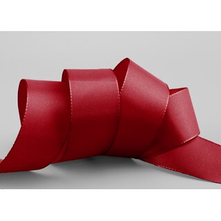 Dekoband TAFTBAND 3 m x 40 mm BORDEAUX Geschenkband Stoffband Taft Visco