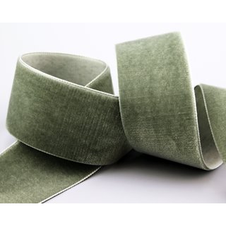 Samtband SCHIMMELGRAU (433) 1 m x 36 mm METERWARE Samt...