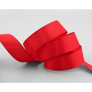 Dekoband TAFTBAND 3 m x 25 mm ROT Geschenkband Stoffband...