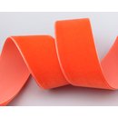 Samtband KAROTTEN-ORANGE (601) 1 m x 36 mm METERWARE Samt...