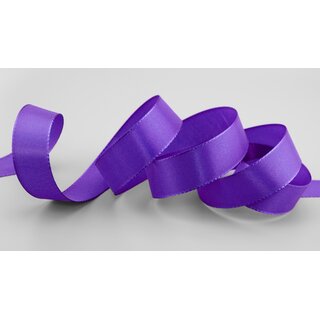 Dekoband TAFTBAND 3 m x 25 mm LILA Violett Geschenkband Stoffband Taft Visco