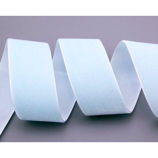 Samtband MINT | HELLBLAU (613) 1 m x 36 mm METERWARE Samt...
