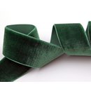 Samtband DUNKELGRN (621) 1 m x 36 mm METERWARE Samt...