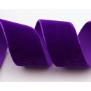 Samtband LILA | VIOLETT (634) 1 m x 36 mm METERWARE Samt...